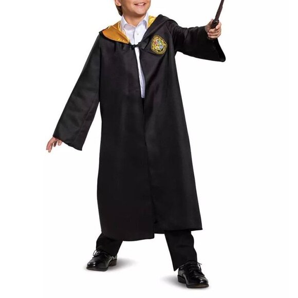 Harry Potter Hogwarts Halloween Costume Robe One Size Kids Unisex - Picture 3 of 9